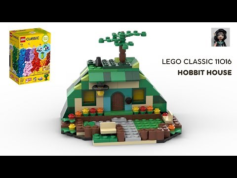 HOBBIT HOUSE Lego classic 11016 ideas How to build