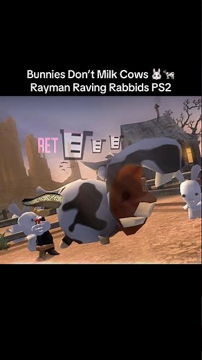 Bunnies Don’t Milk Cows 🐰🐄 | Rayman Raving Rabbids PS2 Gameplay