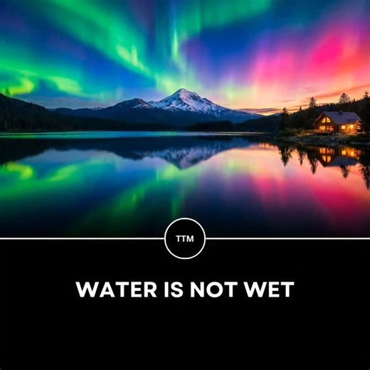 Trending This Moment on Instagram: "Water isn’t wet — it’s what makes everything else wet 🌊💧 Because wetness describes how water sticks to things, not water itself. Mind = blown. #WaterIsNotWet #ScienceExplained #Curiosity #NatureFacts #MindBlown #WaterMystery #WetnessExplained #FunFacts"