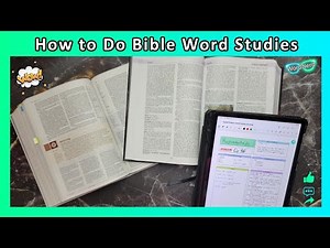 How to do Bible Word Studies - Easiest to Advance with Different Resources