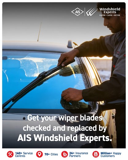 AIS Windshield Experts on Instagram: "It takes one worn blade to make fog feel endless inside a car. For safe visibility, replace your wiper blades every 6 months. Winter isn’t where you test visibility. It’s where you lose it.​ Wiper replacement is just one call away.​ 📞 1800 102 6364​ #PreventThenProceed #OneCallAway #WinterDrives #AISWindshieldExperts #CarCare"