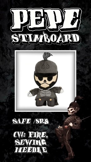 Pepe (Welcome to the Black Parade) Stimboard💚Safe /srs💚⚠️CW: fire, sewing needle⚠️ [Requests open]