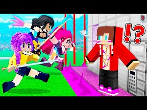 DEMON JJ VS RUMI MIRA ZOEY in SECURITY HOUSE!? Can it be a TRAP? - Maizen Minecraft JJ & Mikey