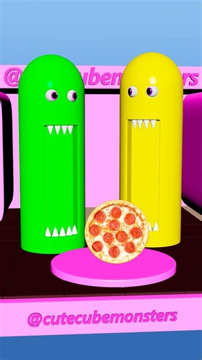 Who will eat the pizza? 💖😈