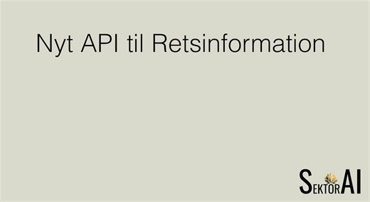 Retsinformation API