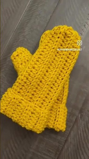 Crochet mittens pattern easy for beginners #crochet #crochetprojects #beginnercrochet #diycrochet