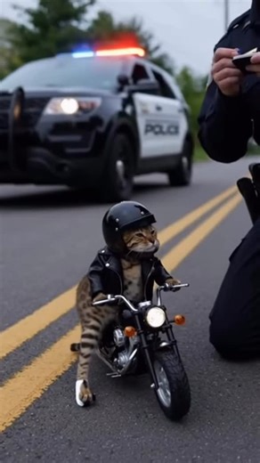 Leo & Bella Show AI | He never gonna get me!! 🏍️😎 #comedy #funnyvideo #funnyanimals #cat #fyp | Instagram