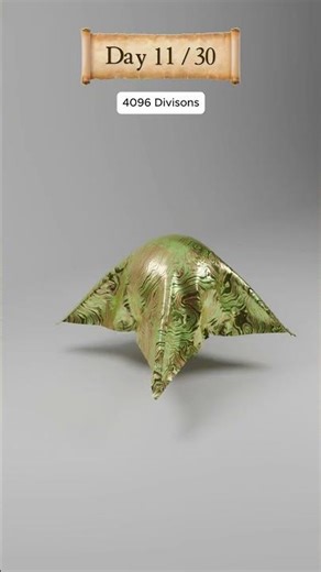 Day 11/30 – This Cloth Simulation Is So Satisfying 😳🧵 | Blender Physics