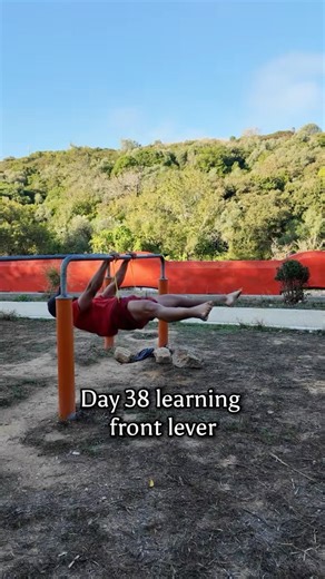 Day 38 learning front lever
