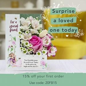 Searching for a novel gift? 😍 Get 15% off your first purchase! 💐Fresh flowers inside a uniquely designed card 🌷Over 1 million happy customers 🌻100% happiness guaranteed or your money back! Use code 20FB15 at checkout! www.flowercard.co.uk | Flowercard