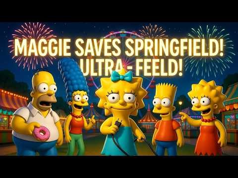 Baby Maggie Saves the Festival! | Simpsons Cartoon Story