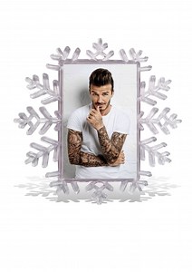 David Beckham Christmas Tree Snowflake Hanger / Decoration / Bauble / Ornament - Acrylic - Etsy