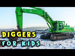 🚨👷🏻‍♂️ DIGGERS AT WORK | Diggers For Kids, Diggers In Action, Bulldozers, Cranes | Excavator TV