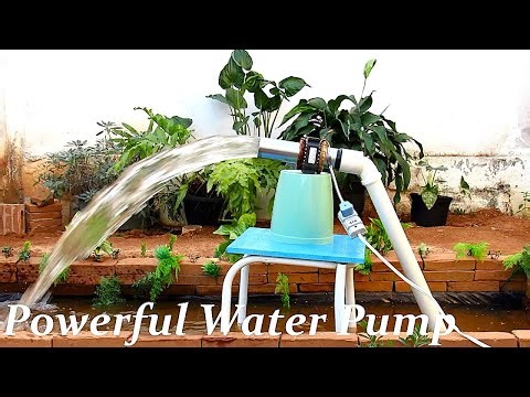 वॉशिंग मशीन से शक्तिशाली हाई स्पीड वॉटर पंप कैसे बनाएं