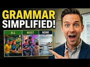 English Quantifier Words Simplified | Beginner Grammar Animation.