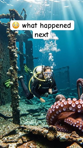 This Octopus is smarter than you think… 🐙🤯 AI imagination!#viralvideo #aivideo #viralshorts #sea