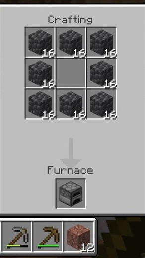 How to Make Furnace in Minecraft 🧱 #minecraft #gaming #games #gameplay #gamer #mobilegame #craft
