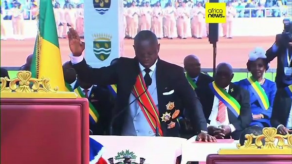 Nguema takes power in Gabon