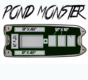 Pond Monster Plastic Boat Kits - Tiny Boat Nation