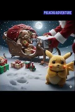 REAL Pikachu's Magical Christmas Adventure! 🎄 (Kids Song)