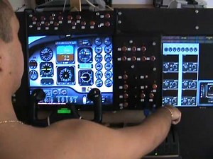 HOME COCKPIT FLIGHT SIM WITH SAITEK PRO FLIGHT