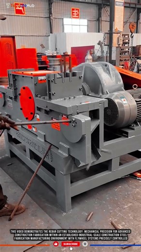 Rebar Cutting Technology: Mechanical Precision for Advanced Construction Fabrication #tech