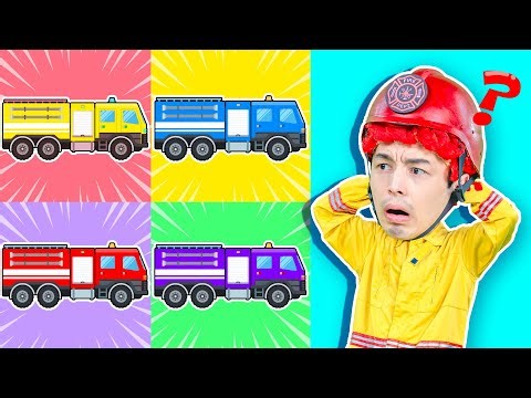 Where Is My Car Song? Five Little FIRE TRUCKS | Funny Kids Songs by Wolfoo Family Song