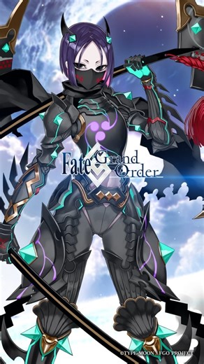 ★5 (SSR) Minamoto-no-Raikou/Ushi Gozen, a wild oni child who freely dons her pitch-black armor, is a new Servant available during the Fate/Samurai Remnant Collaboration Event Minamoto-no-Raikou/Ushi Gozen Pickup. More info ➡️ https://fate-go.us/news/?category=NEWS&article=/iframe/2026/0104_sr_collaboration_pu/ #FateGOUSA | Fate/Grand Order USA