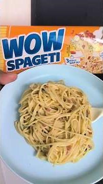 Wow spageti creamy Carbonara untuk masak instant spaghetti yang sedap menyelerakan