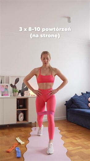 Trening pośladków z mini band, który naprawdę potrafi dać popalić. 🍑🔥