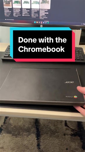I’m giving up on the Chromebook finally #tech #pc #techtok #yaptech | gaming chromebook