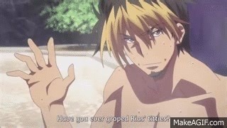 High School DxD Issei and Azazel Onsen on Make a GIF