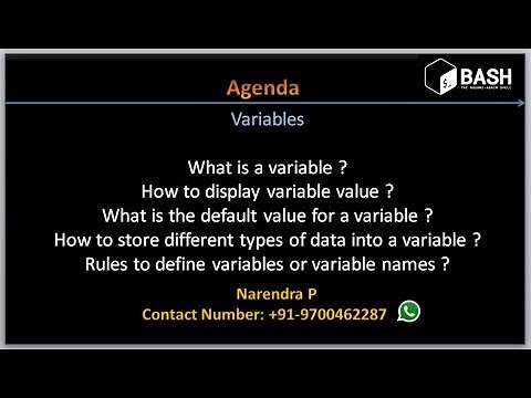 Complete Shell Scripting Tutorials | Introduction to variables