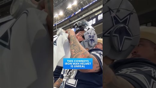 Cowboys Iron Man helmet review: unreal design