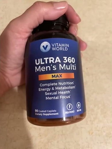 Vitamin World Ultra 360 multivitamin my husbands review