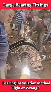 64K views · 645 reactions | Large Size Bearing Installation Method...