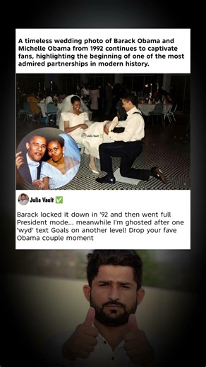 That Iconic 1992 Obama Wedding Photo Still Hits Different 😍