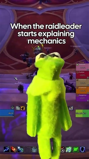 When the raidleader starts explaining mechanics