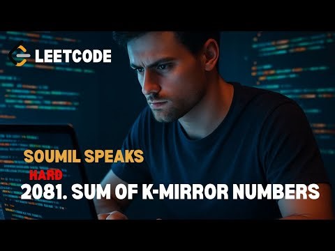 Sum of k-Mirror Numbers | 2081 | Hard | Leetcode | Soumil Speaks