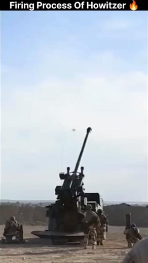 Firing Process Of Howitzer 🔥