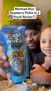 Warhead Blue Raspberry Pickle in a Pouch Review‼️