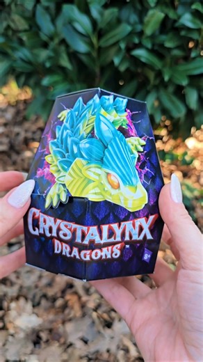 #asmr Unboxing CrystaLynx Dragons blind box + relaxing nature sounds🐉