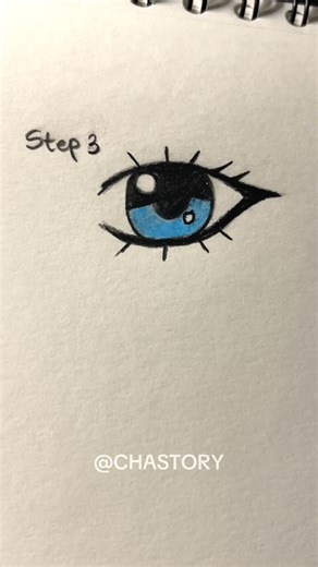 Blue Eye Drawing Tutorial💧✨#drawing #howtodraw #eyedrawing #sketch #stepbystepdrawing