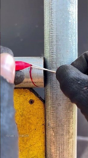 An old welder's genius trick for working with thin pipes