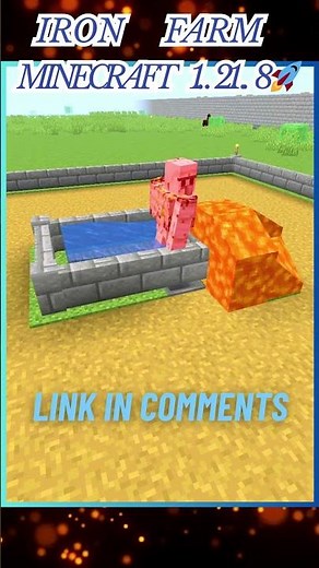 🔥 Ultimate Minecraft 1.21.8 Iron Farm | 1300+ Iron/Hour! | #minecraft #woodworking #viral #trending