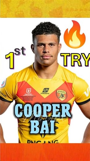 COOPER BAI's FIRST EVER TRY FOR KUMULS - Scoring against Fiji Batis