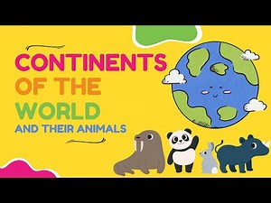 Kids learning video: Exploring the Seven Continents: A Wild Adventure with Animals!