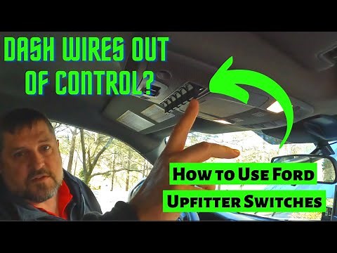 How to wire 2022 Ford F350 Super Duty Upfitter / Aux Switches - Dash Wiring