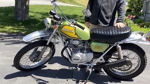 1972 Honda SL350 cold start Marcel LaPerle @marcellaperle6127 | Classic motorcycle