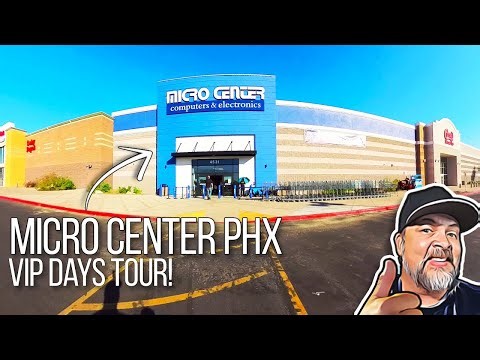SO AWESOME! Micro Center Phoenix VIP Days Tour! ‪@microcentertech‬